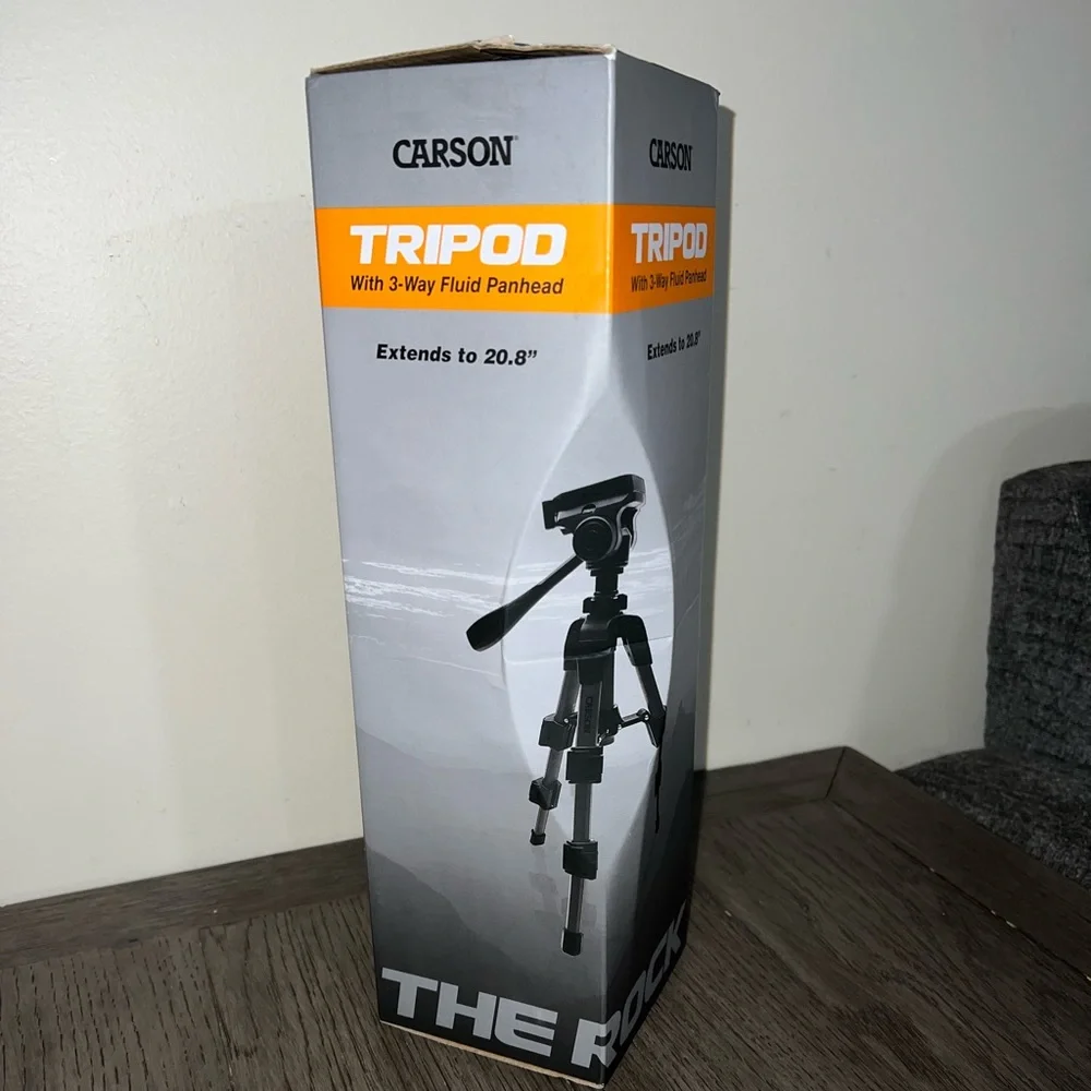 Carson TR-100 The Rock Tabletop Tripod with 3-Way Pan Head